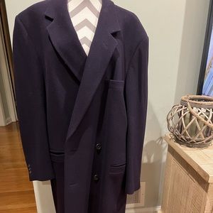 Versace Mens wool long coat